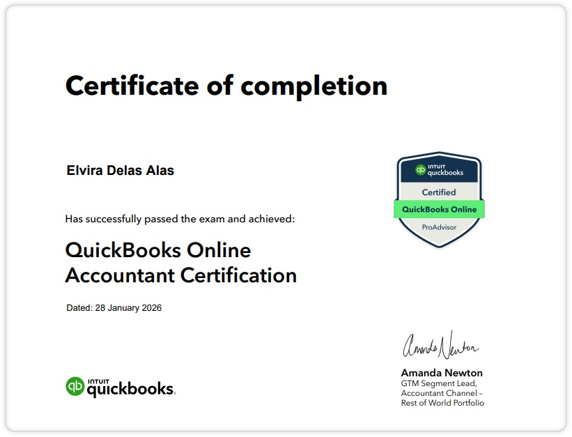 QuickBooks Online Certification