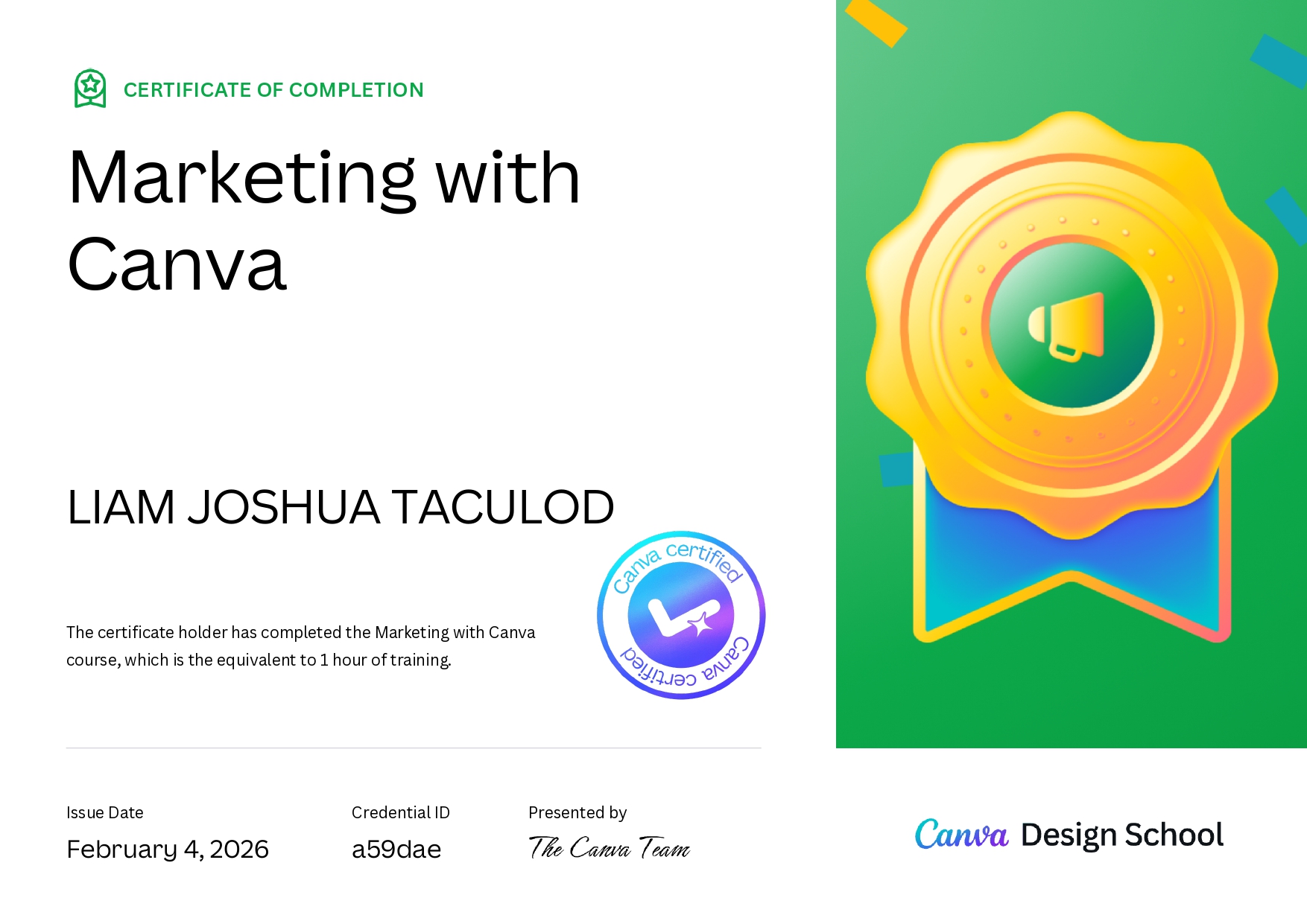 CANVA Marketing with Canva