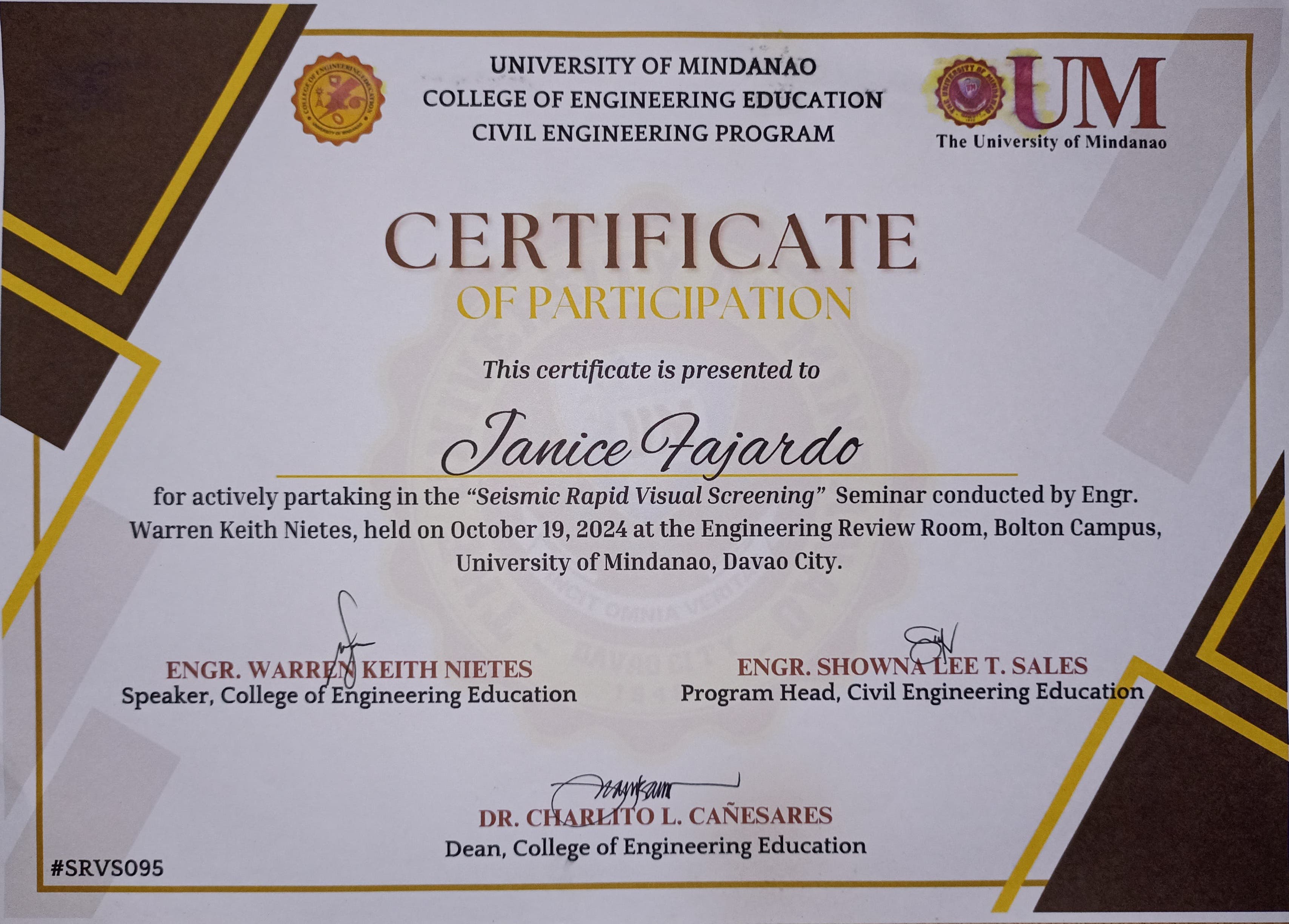 Seismic Rapid Visual Screening