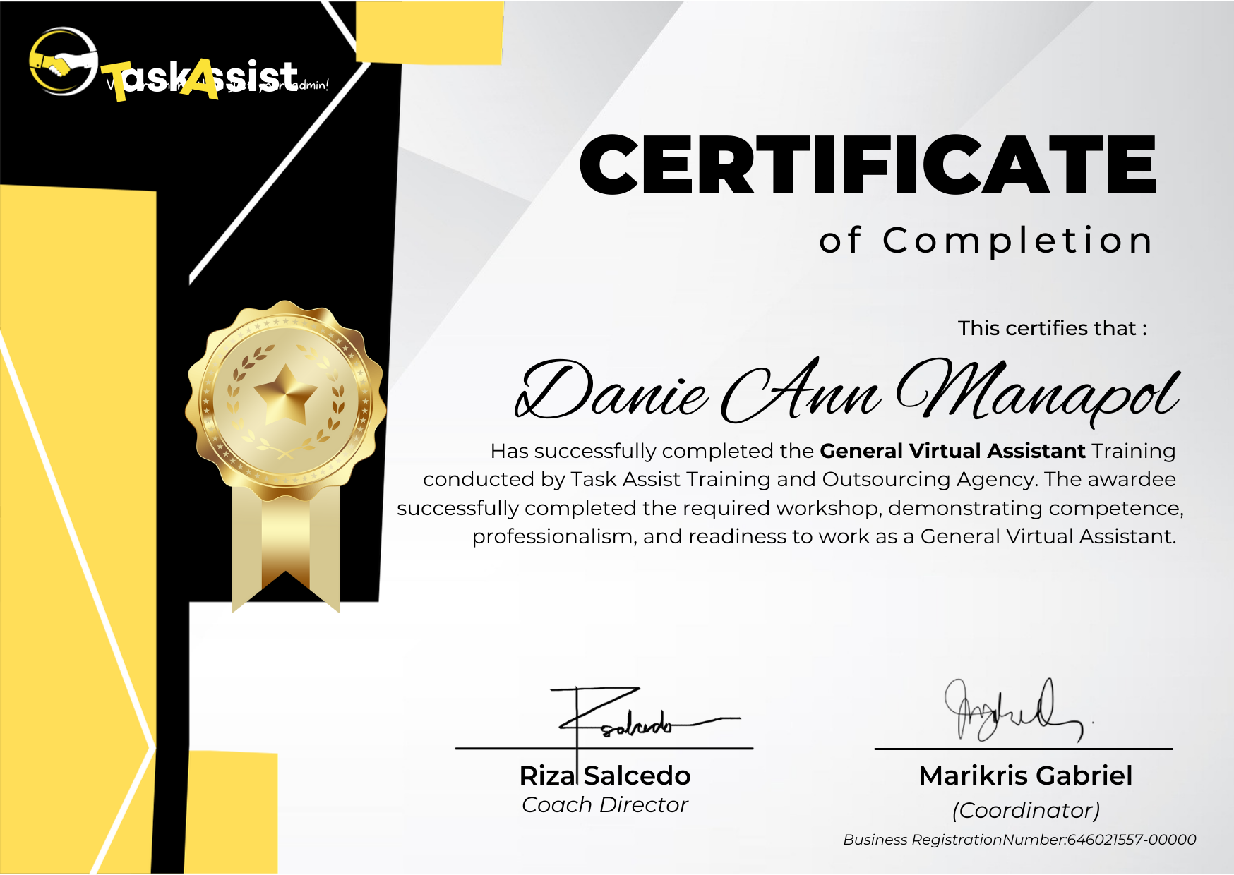 General Virtual Assistant Training