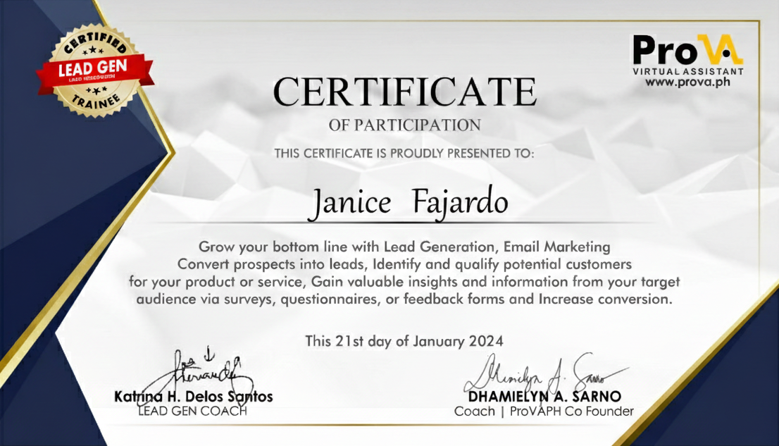 Lead Gen, Email Mark