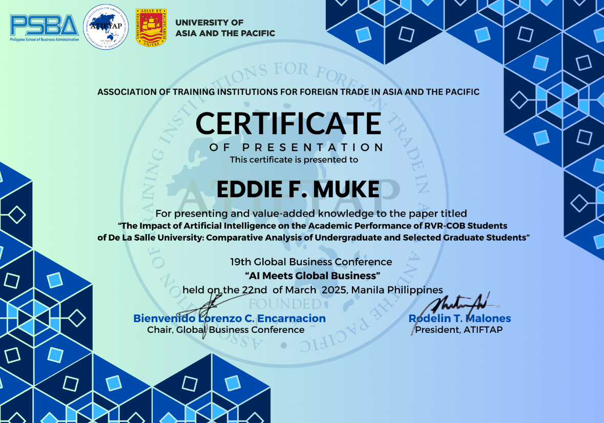 19th Global Business Conference — “Al Meets Global Business"