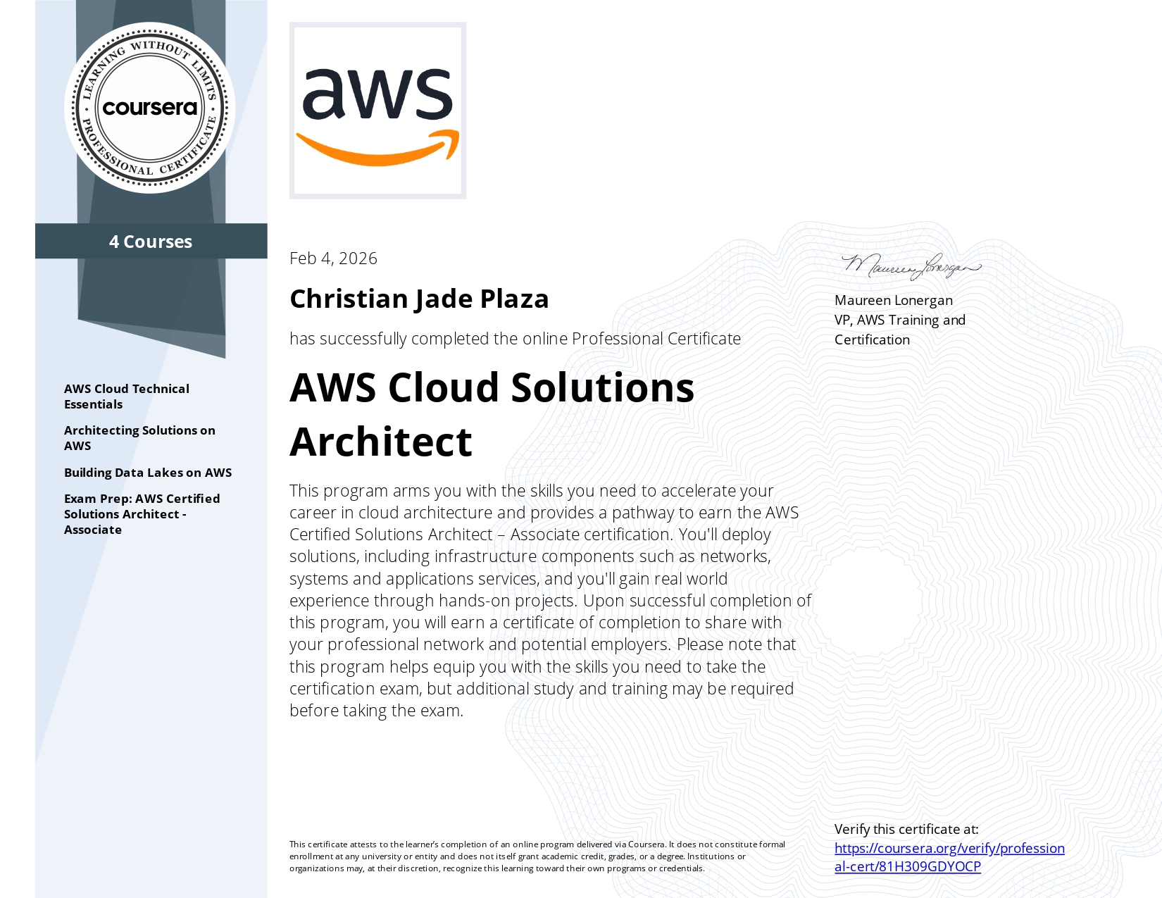 AWS Cloud Solutions Architect