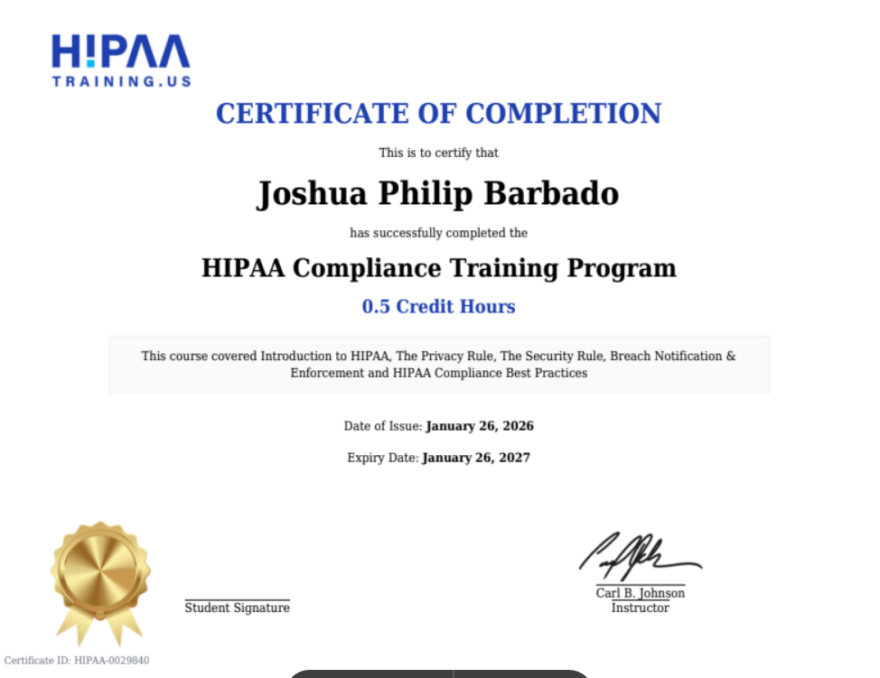 HIPAA Compliance