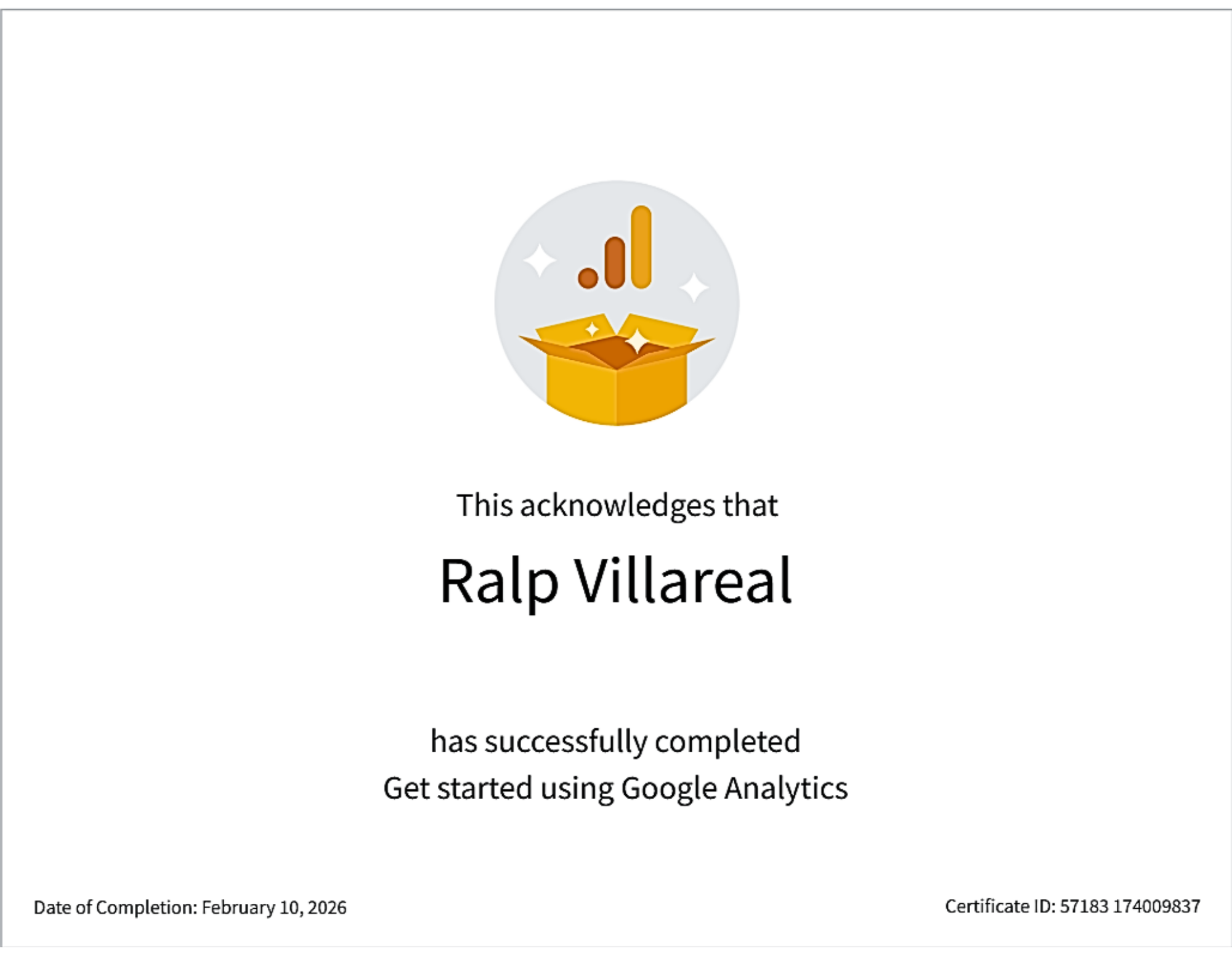 Basics in Google Analytics