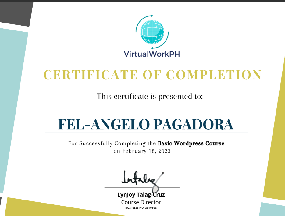 Basic Wordpress Course