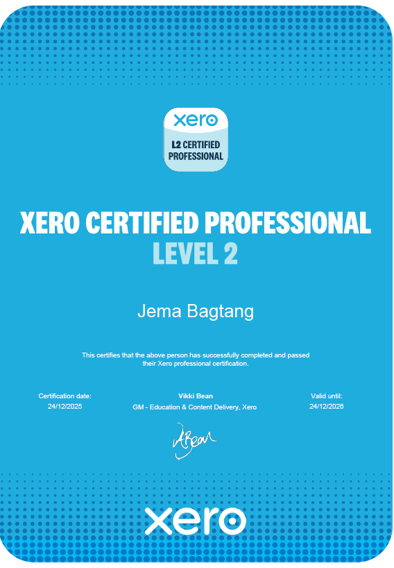 Xero Certification Level II