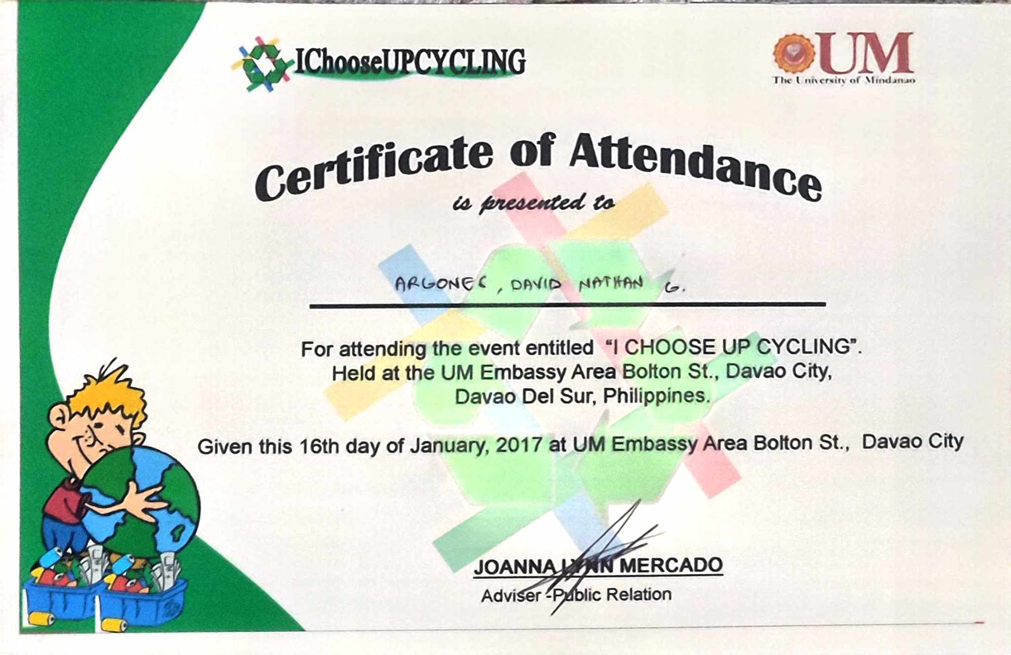 I Choose UPCYCLING