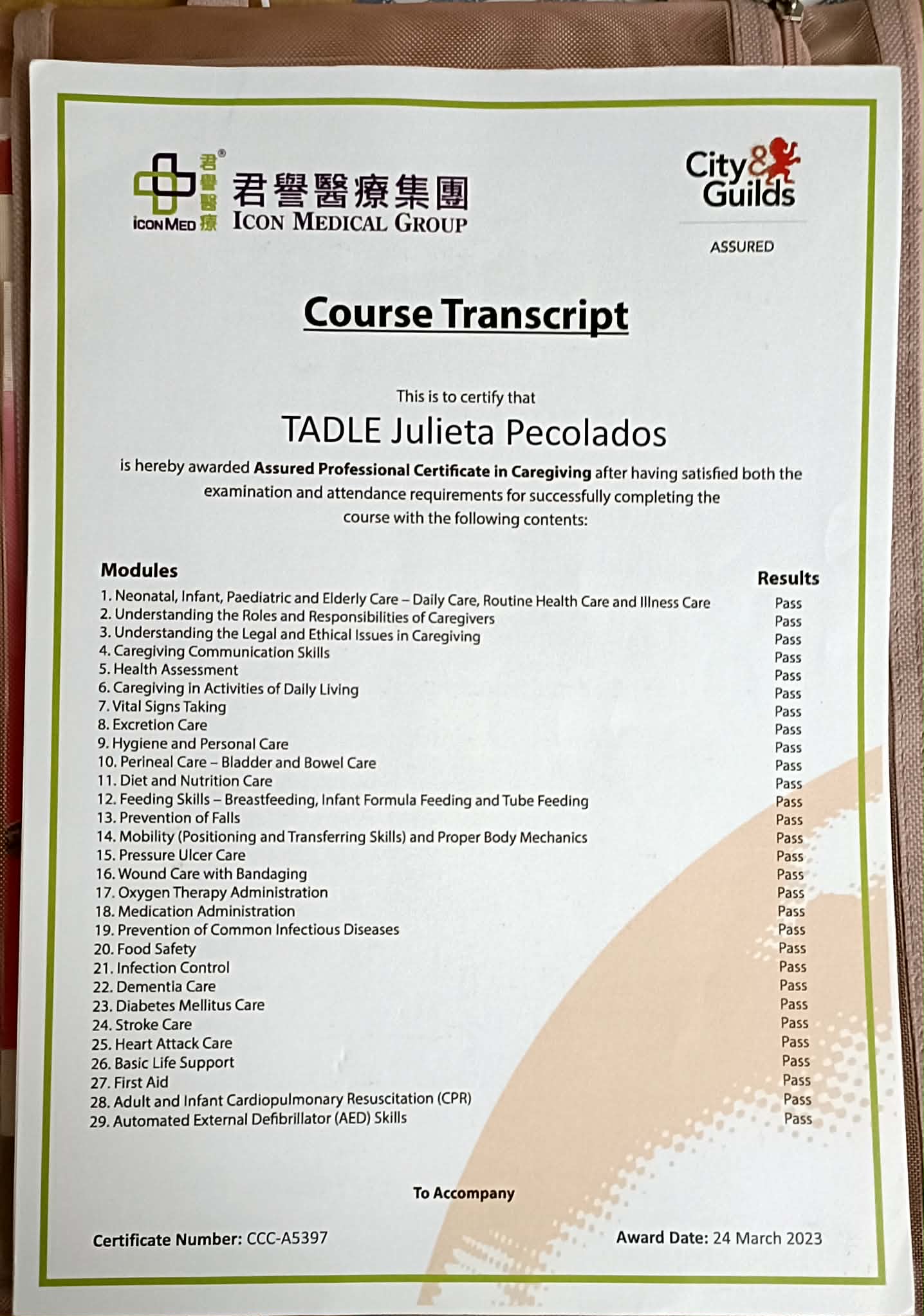 Caregiving Transcript
