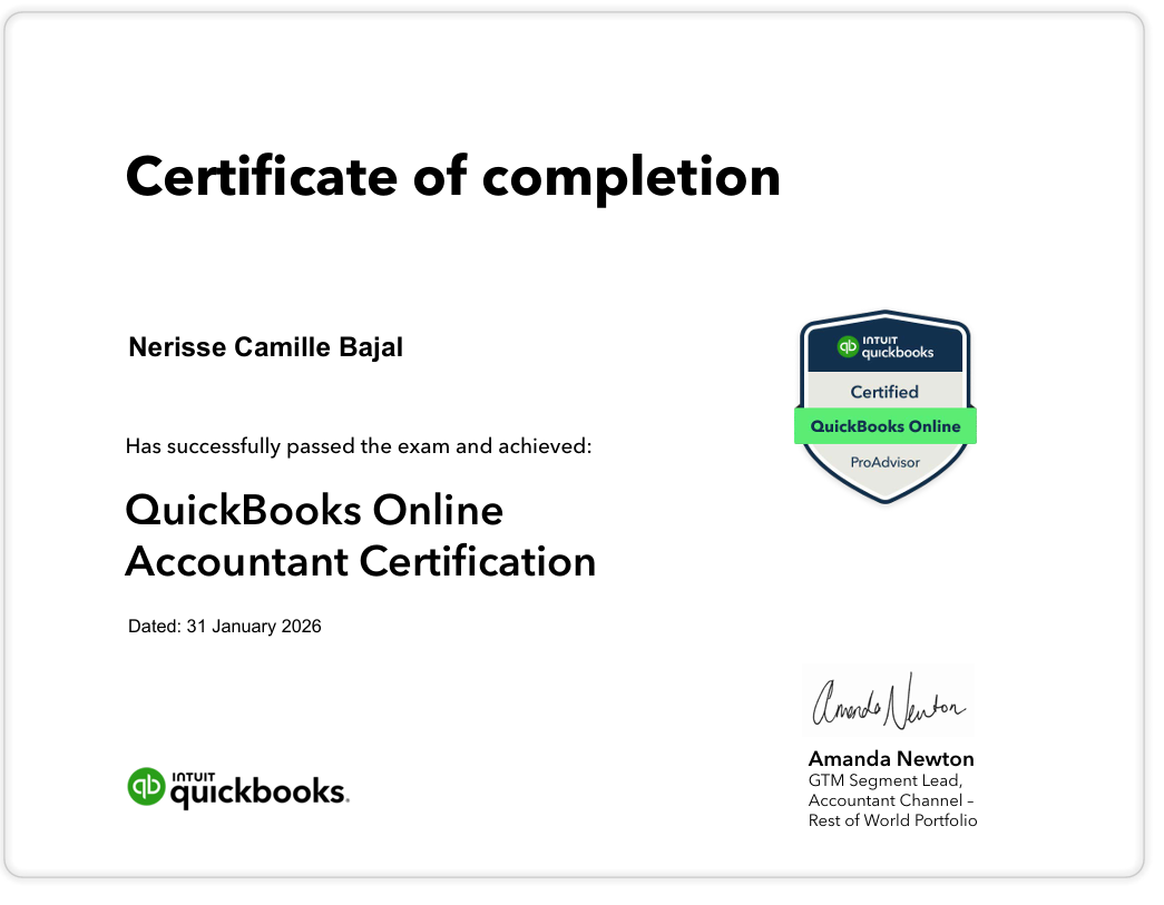 QuickBooks Online Accountant Certification - QuickBooks