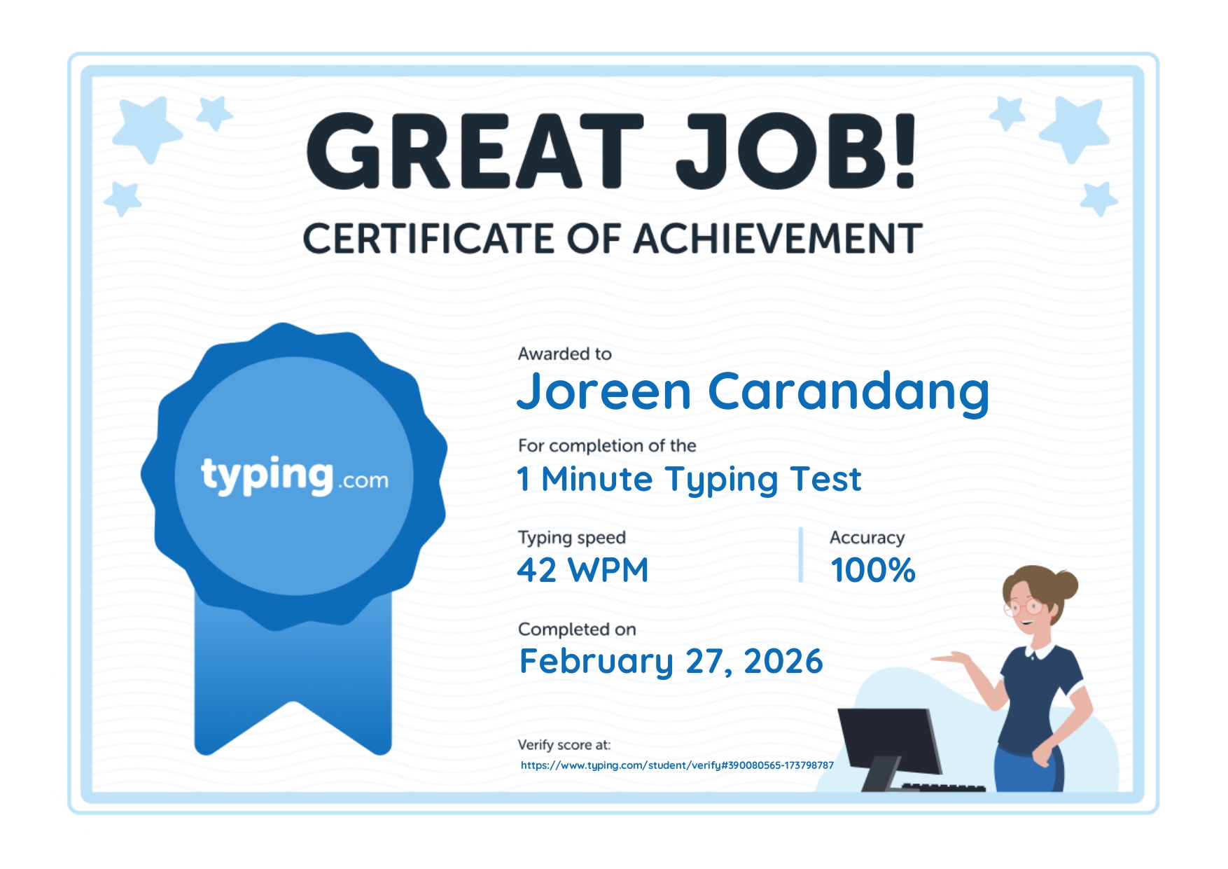 TYPING TEST