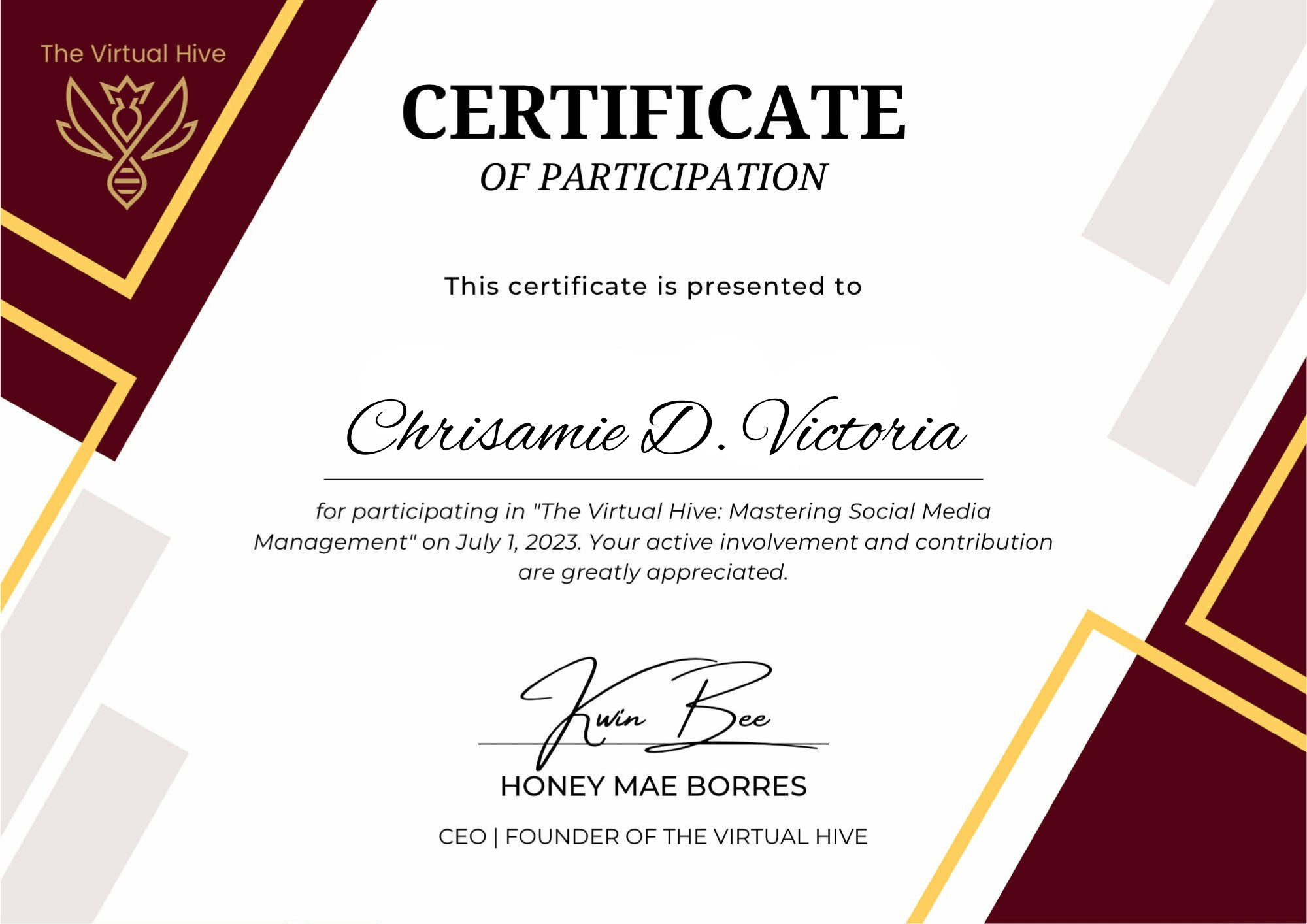 Social Media Management Training