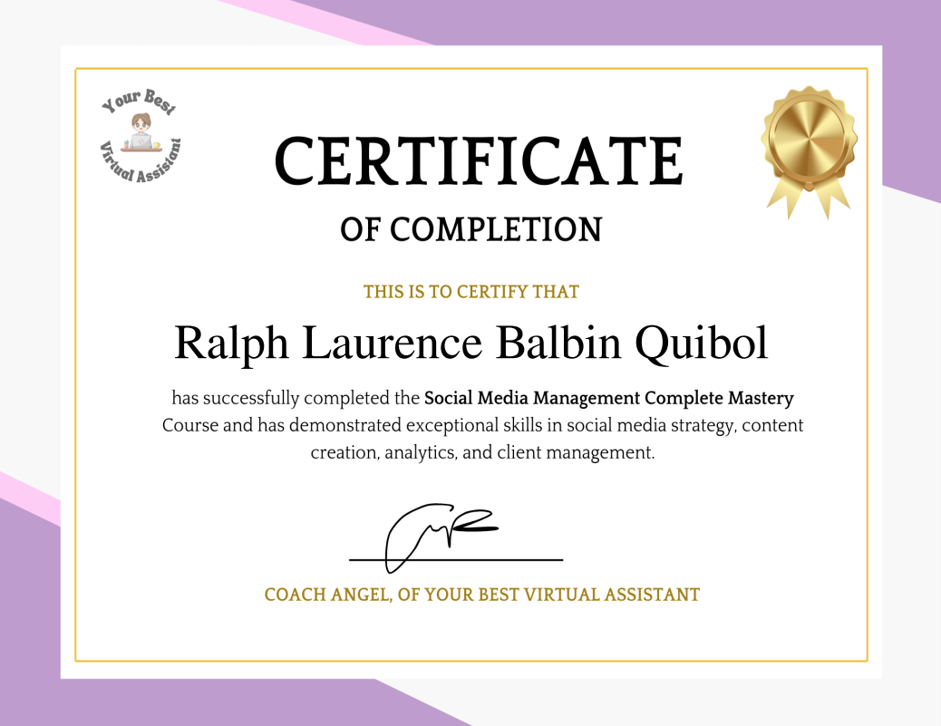 Social Media Management Course