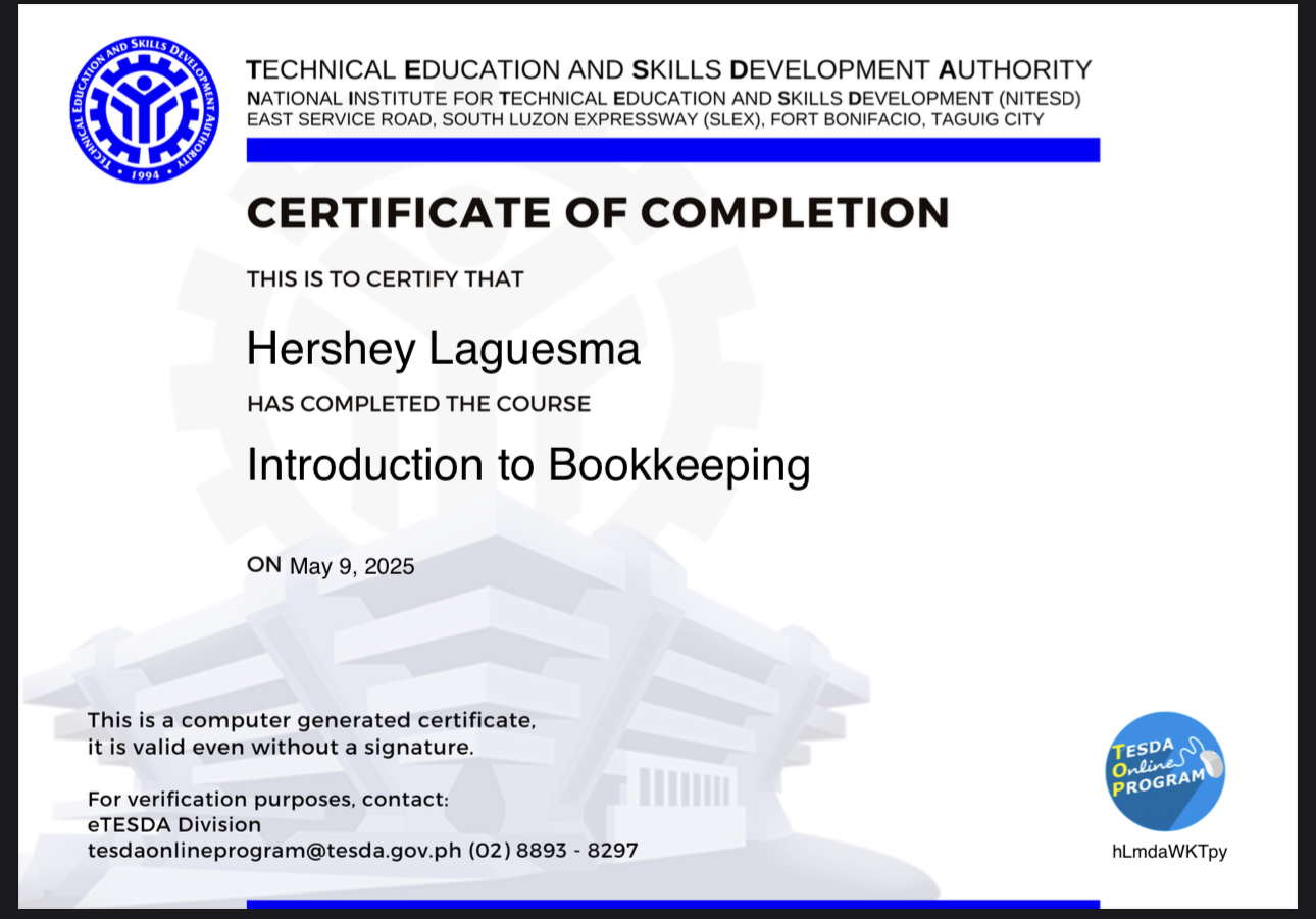 Introduction to Bookkeeping