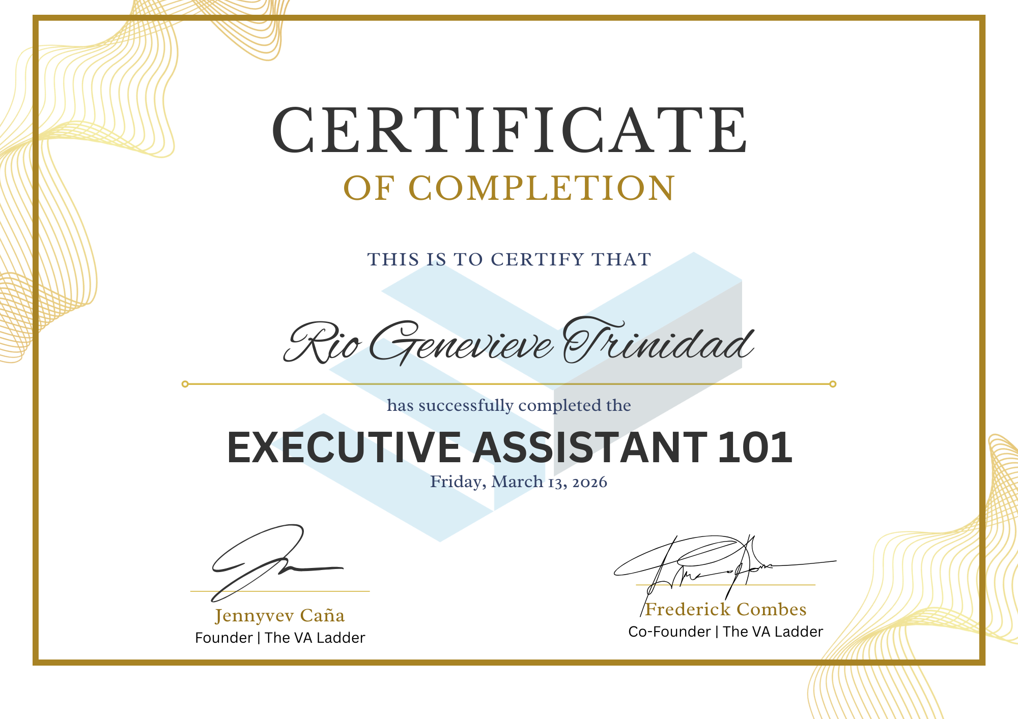 EXECUTIVE ASSISTANT 101