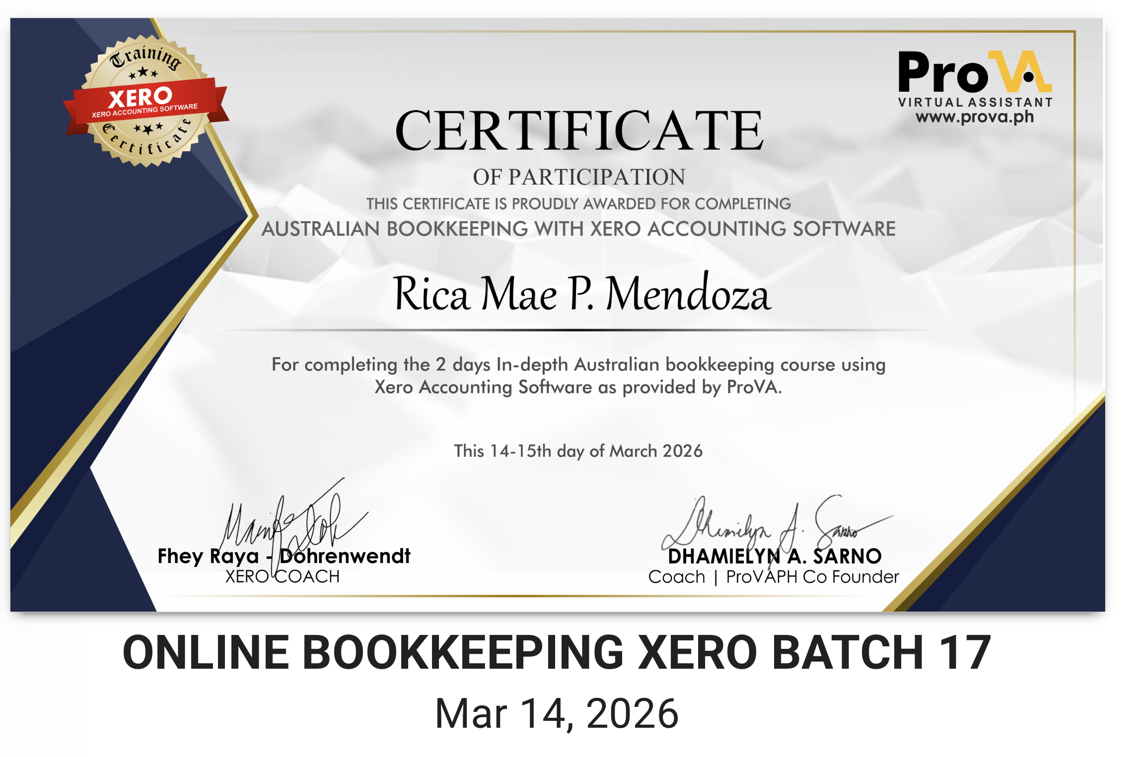 Australian Bookkeeping with Xero Accounting Software