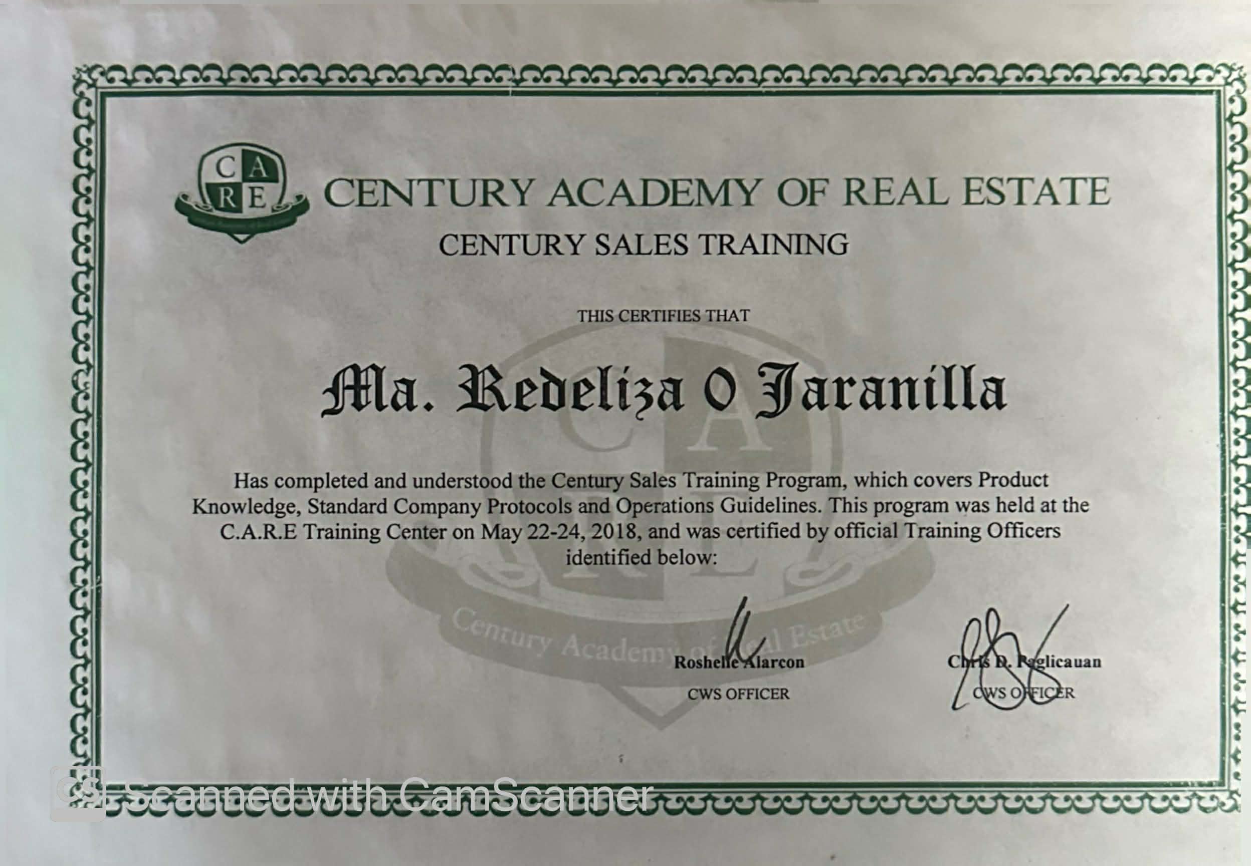 Property Specialist Certificate