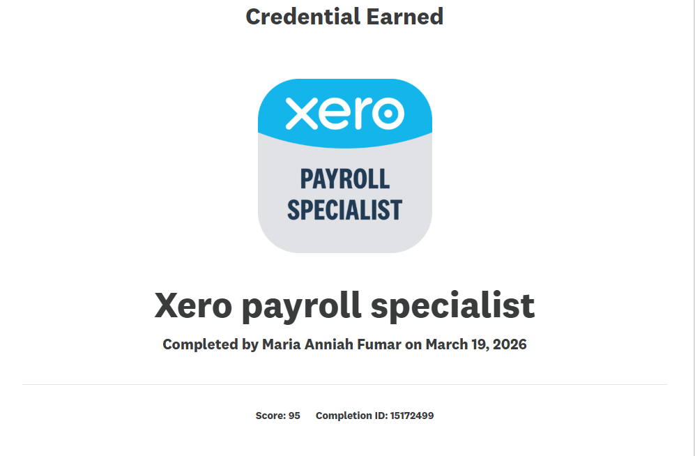 Xero Payroll Specialist