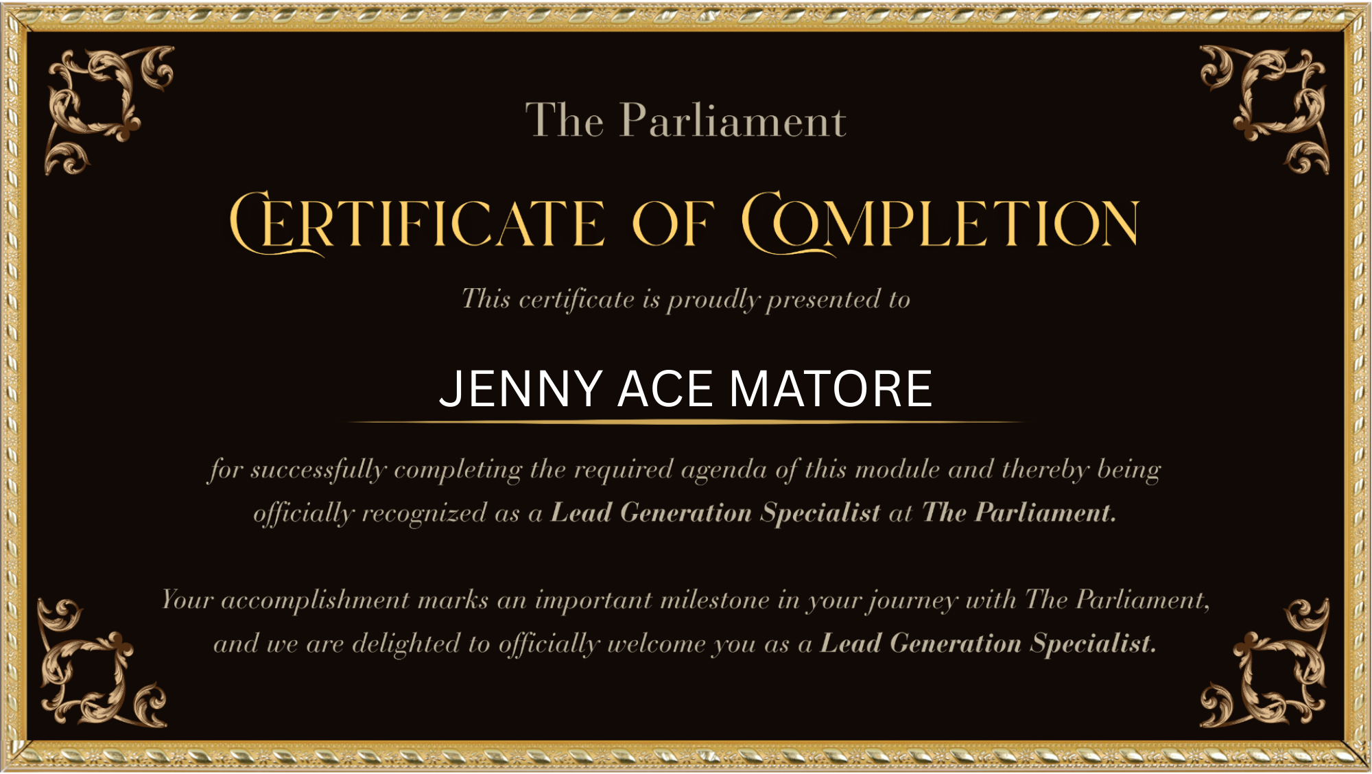 Lead Generation Specialist