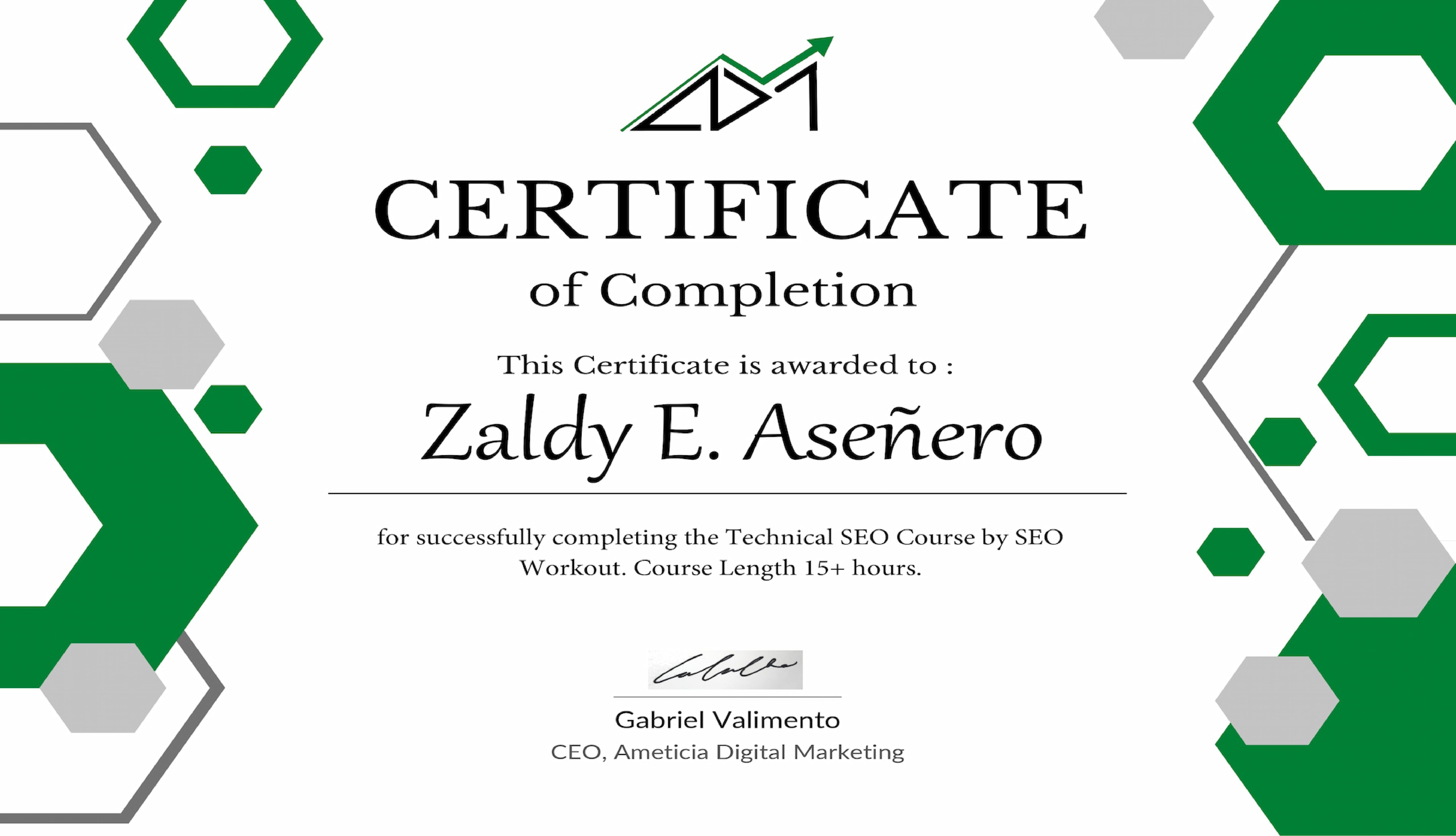 Technical SEO Certification