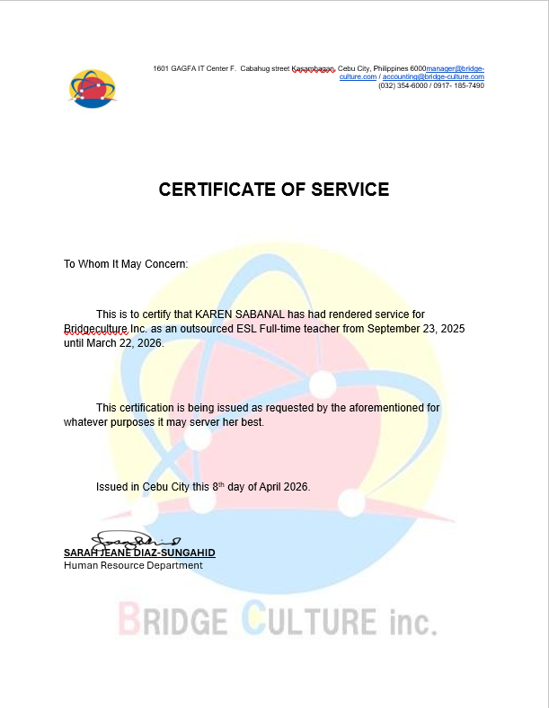 Online English Tutor