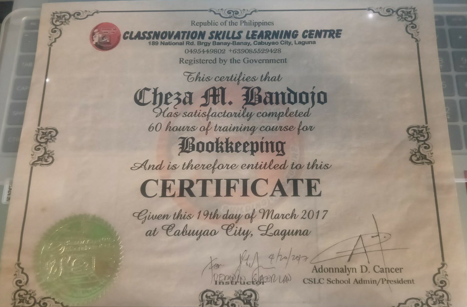 Bookkeeping