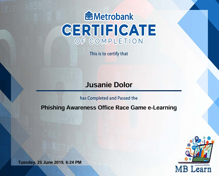 Phishing Awareness Training