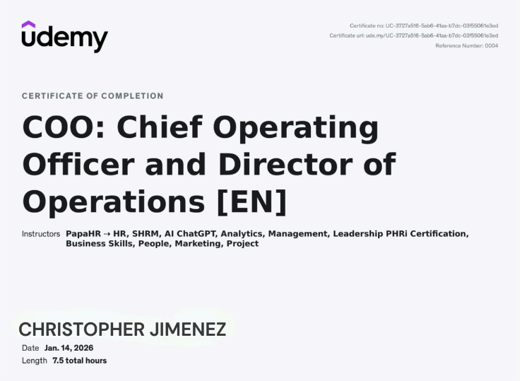 Director of Operations