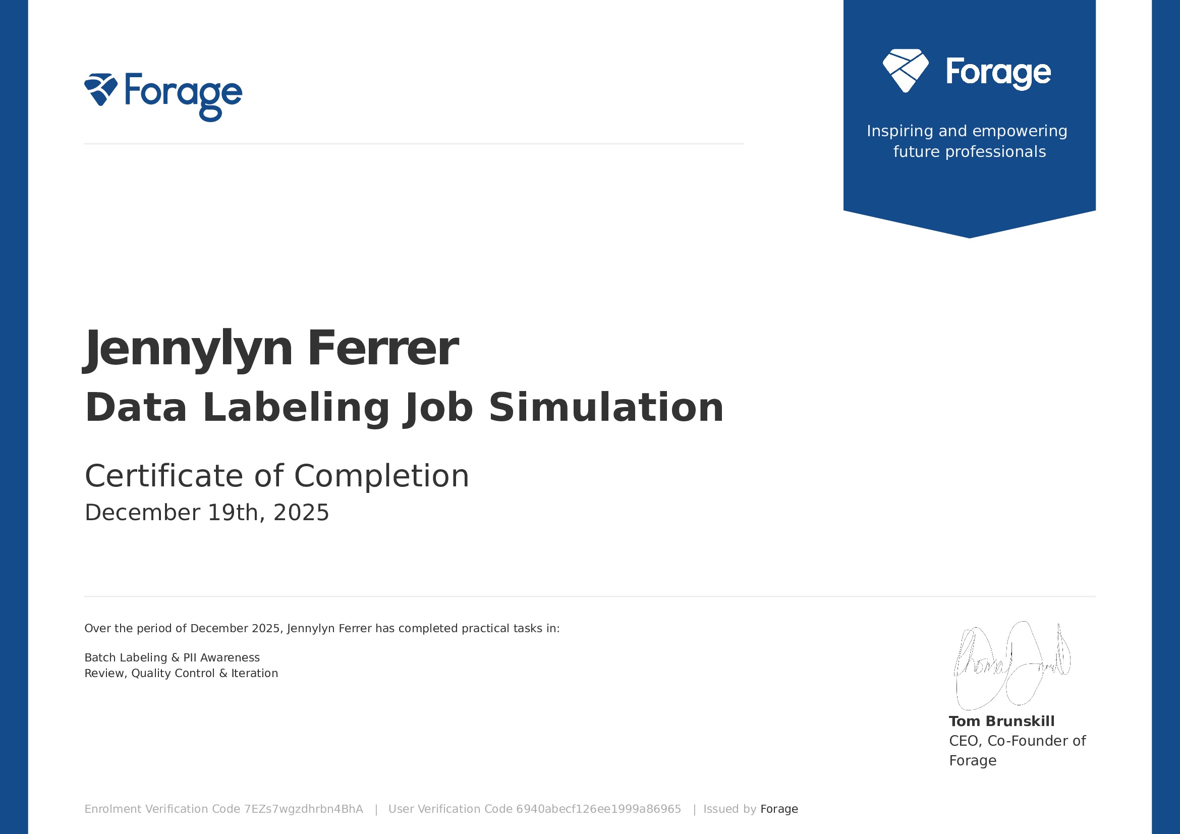 Forage Data Labelling