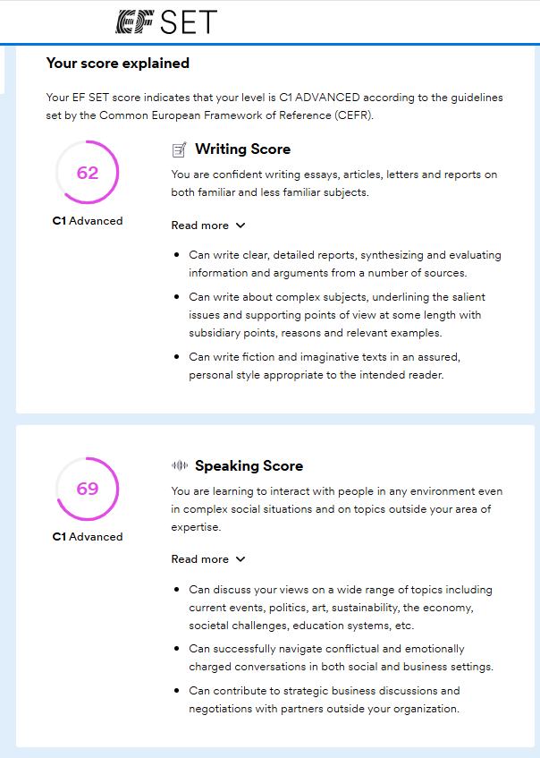 CEF TEST DETAILS