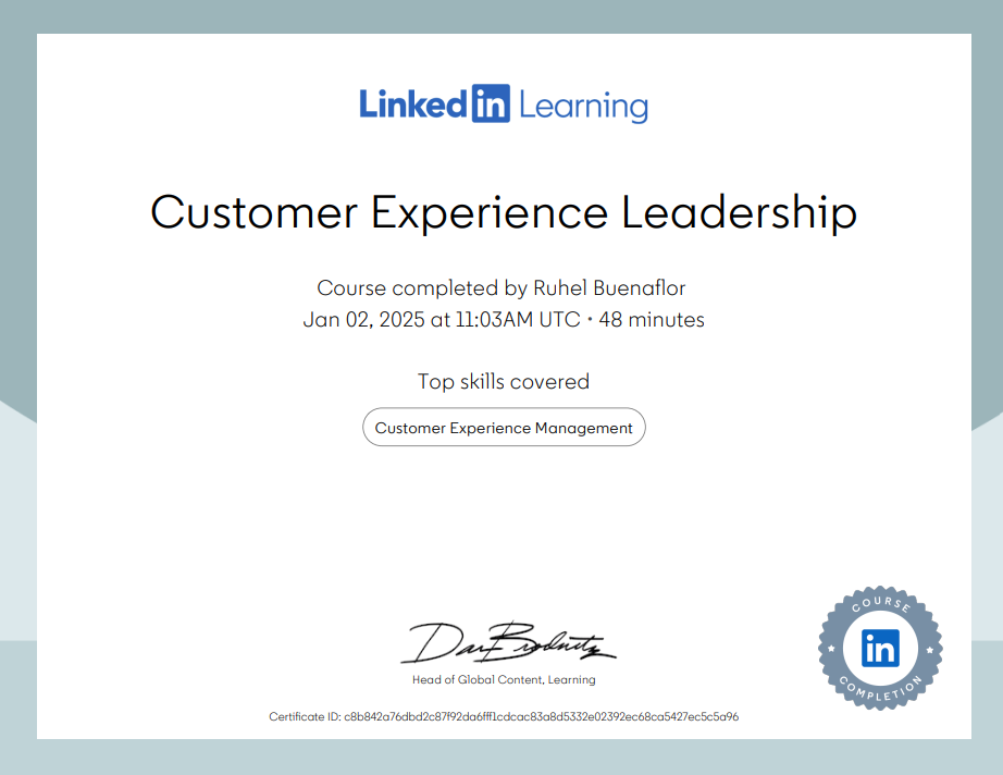 Customer Experience Leadership