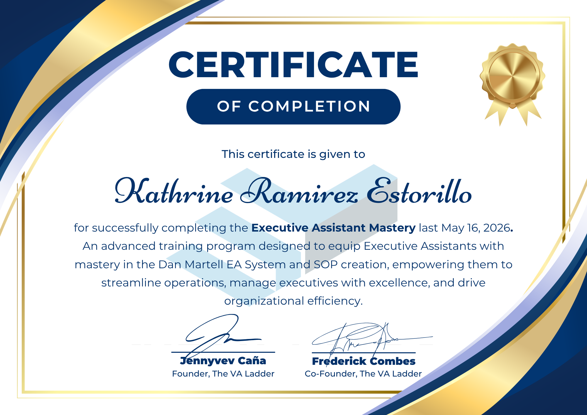 Executive Assistant Mastery
