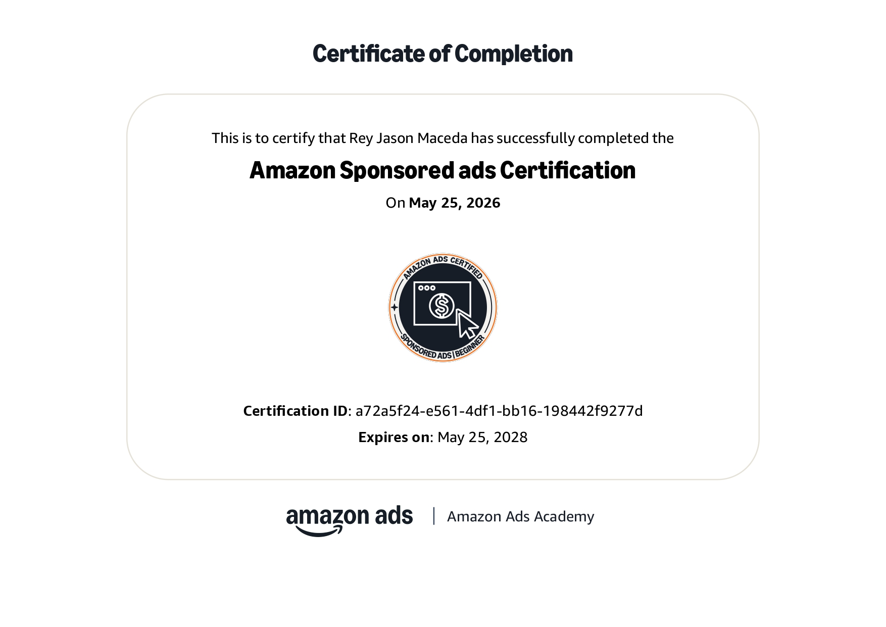 Amazon Sponsored Ads