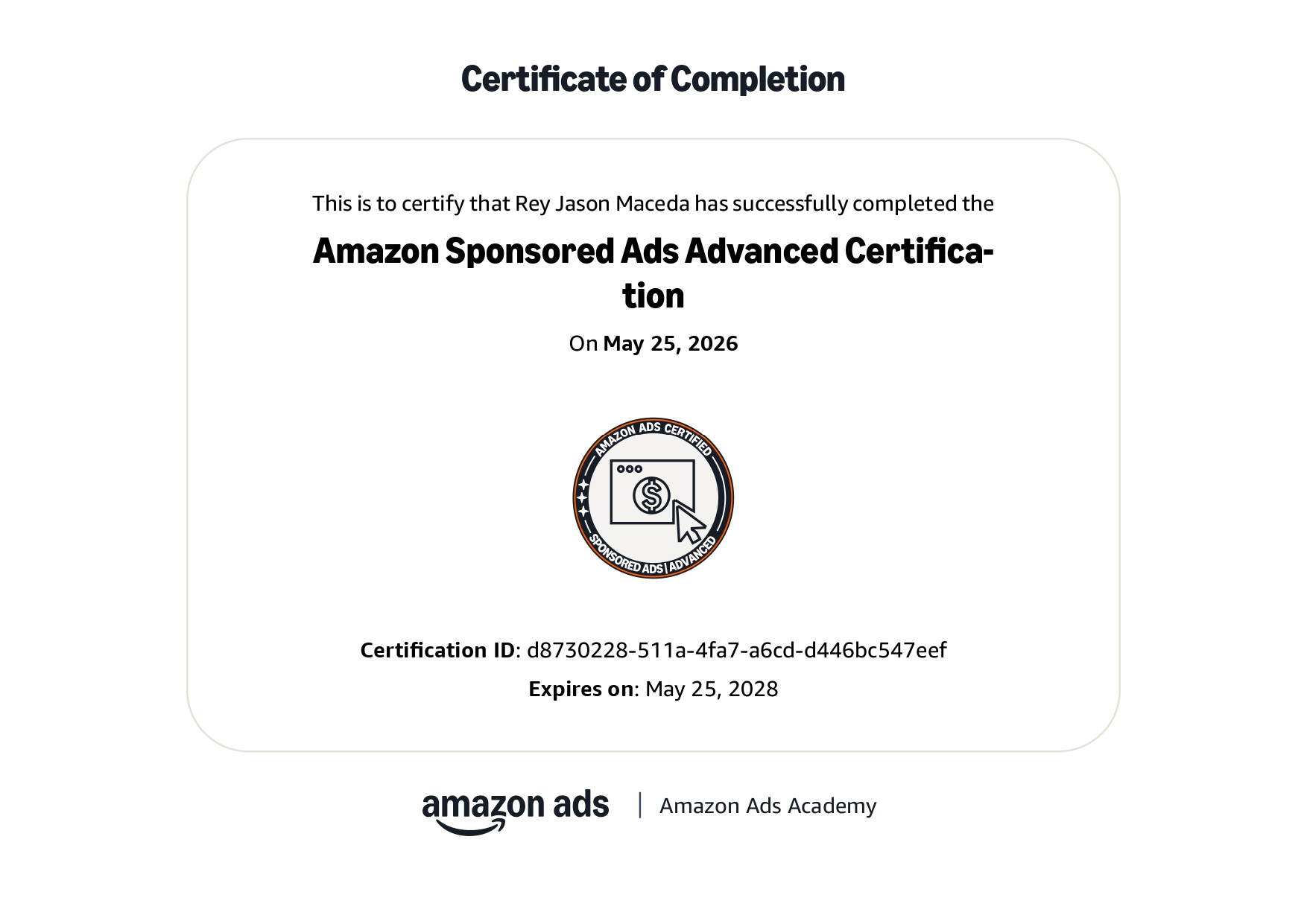 Amazon Sponsored Ads Advanced