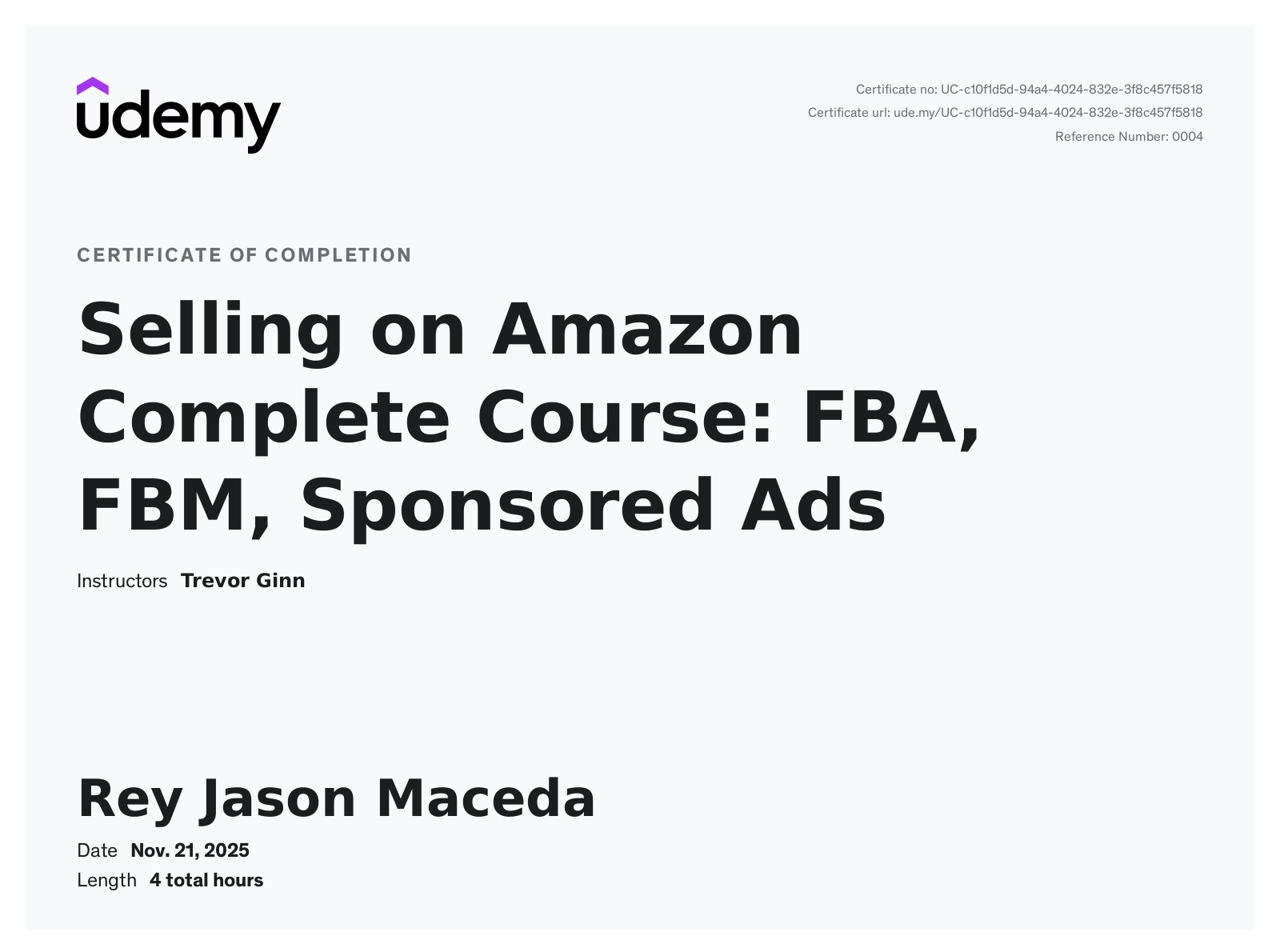 Selling on Amazon Complete Course: FBA, FBM, Sponsored Ads