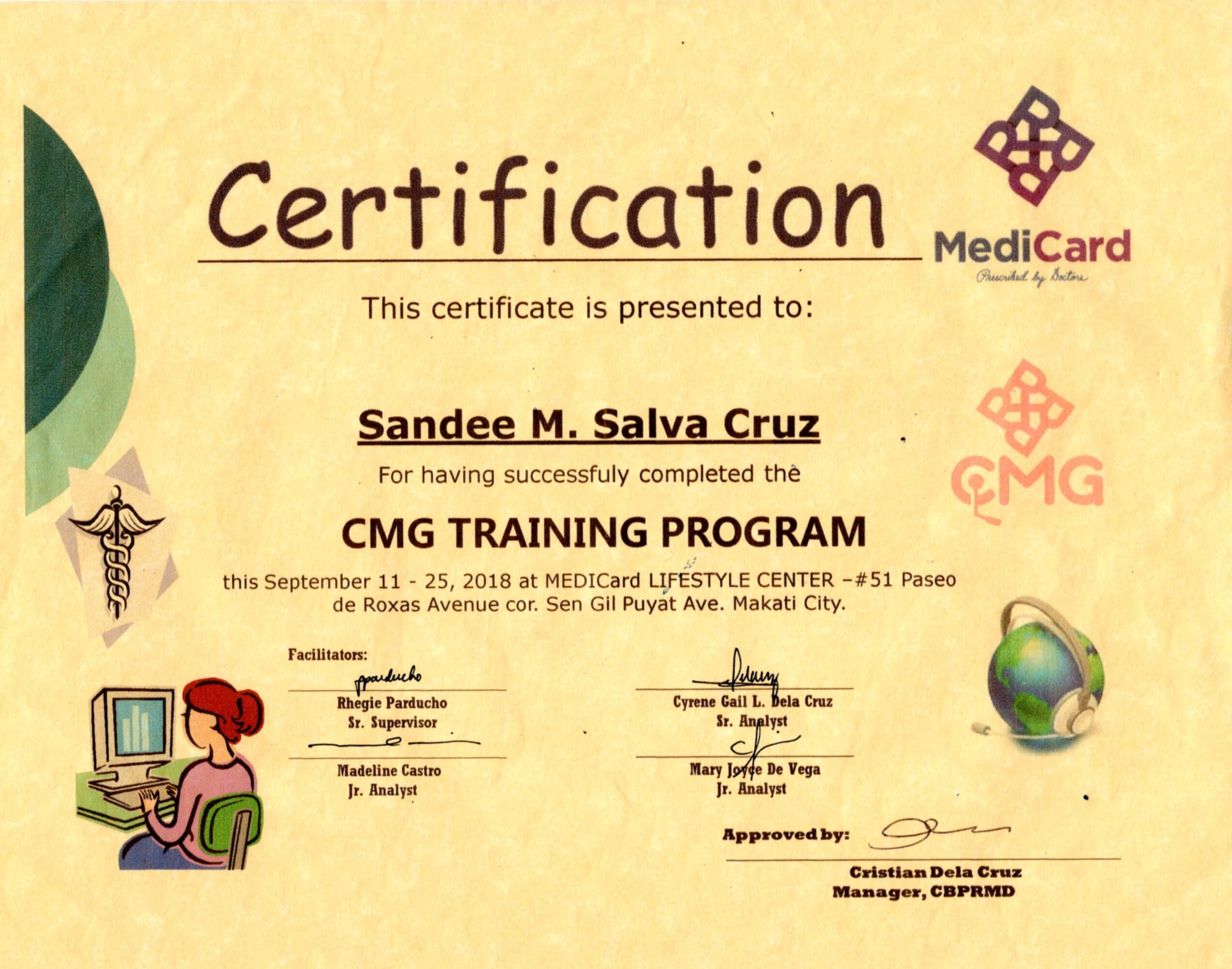 Customer Management Group Training Program