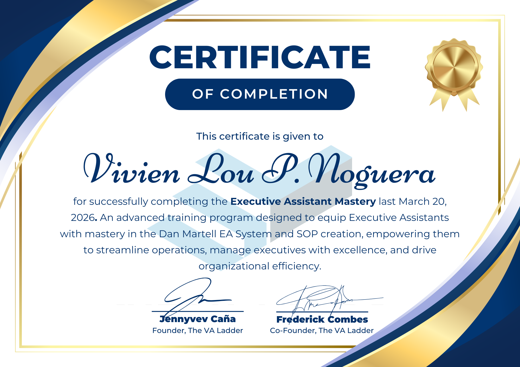 Executive Assistant Mastery