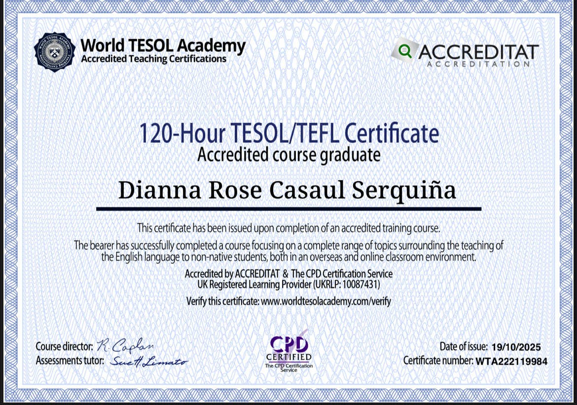 TESOL/TEFL CERTIFICATE