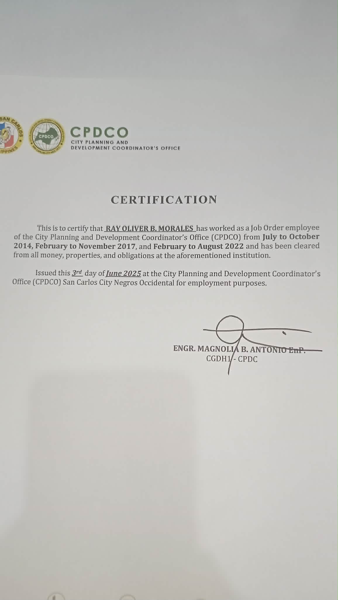 Field Enumerator 2014, 2017 & 2022