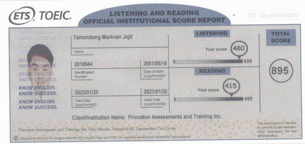 English Certificate