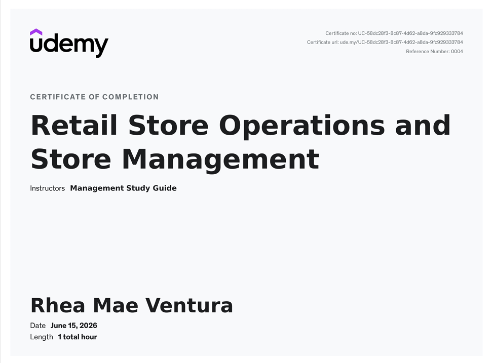 Store Management Operations
