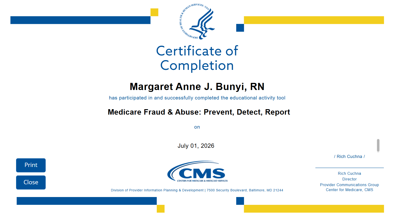 Medicare Fraud & Abuse - Prevent, Detect, Report