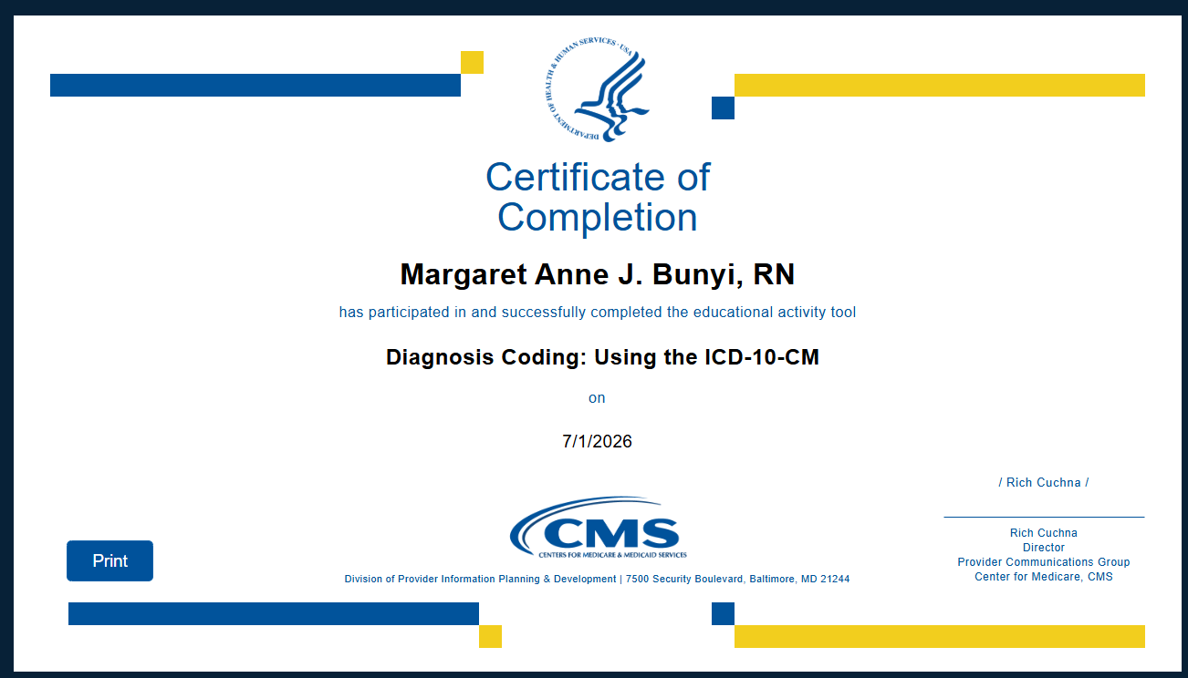 Diagnosis Coding: Using the ICD-10-CM