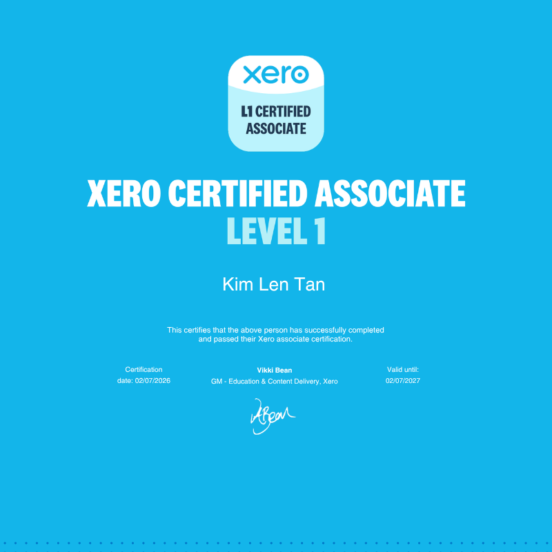 Xero Certified
