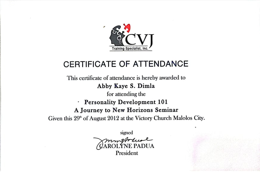 Personality Development 101