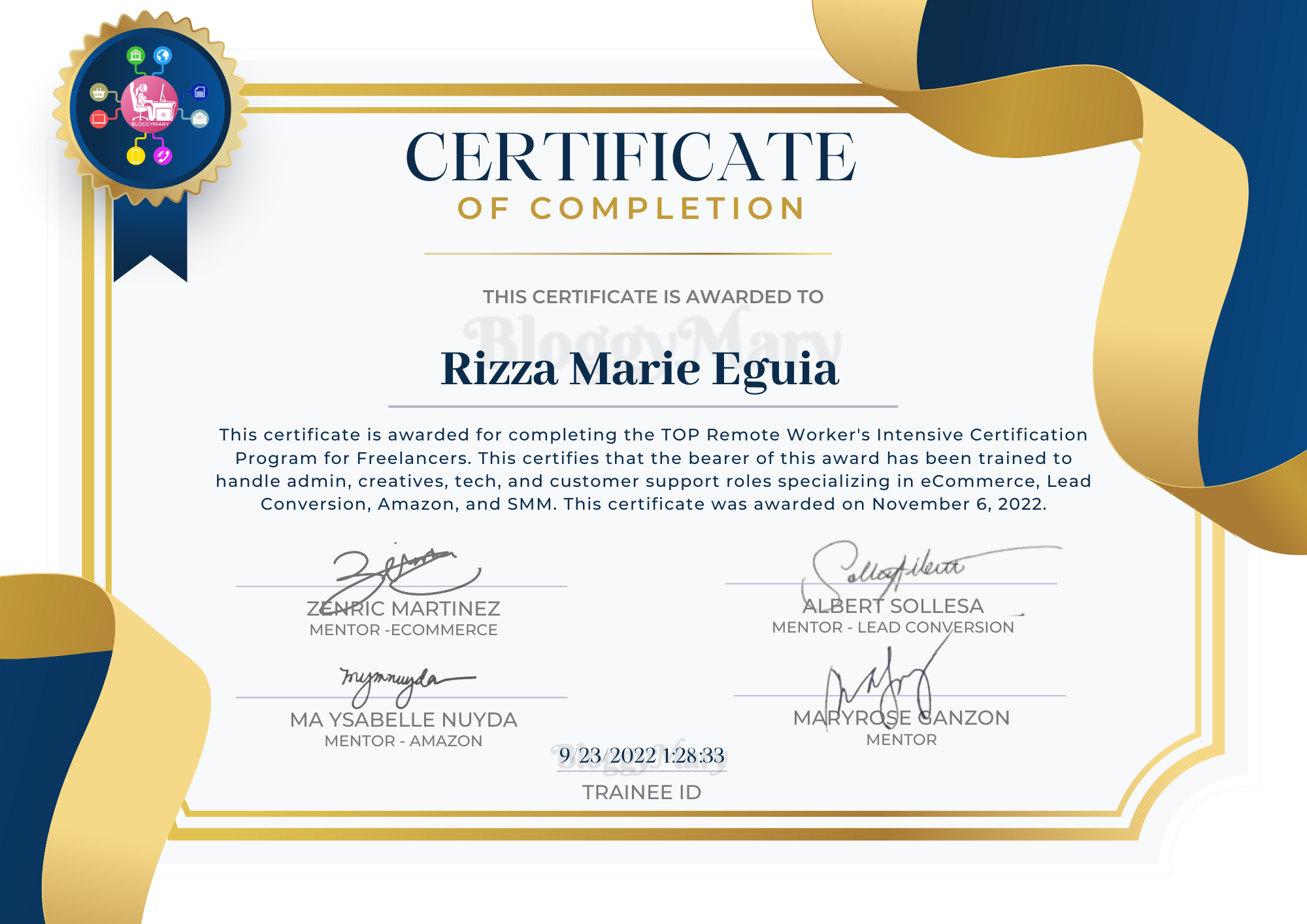 Amazon Certificate