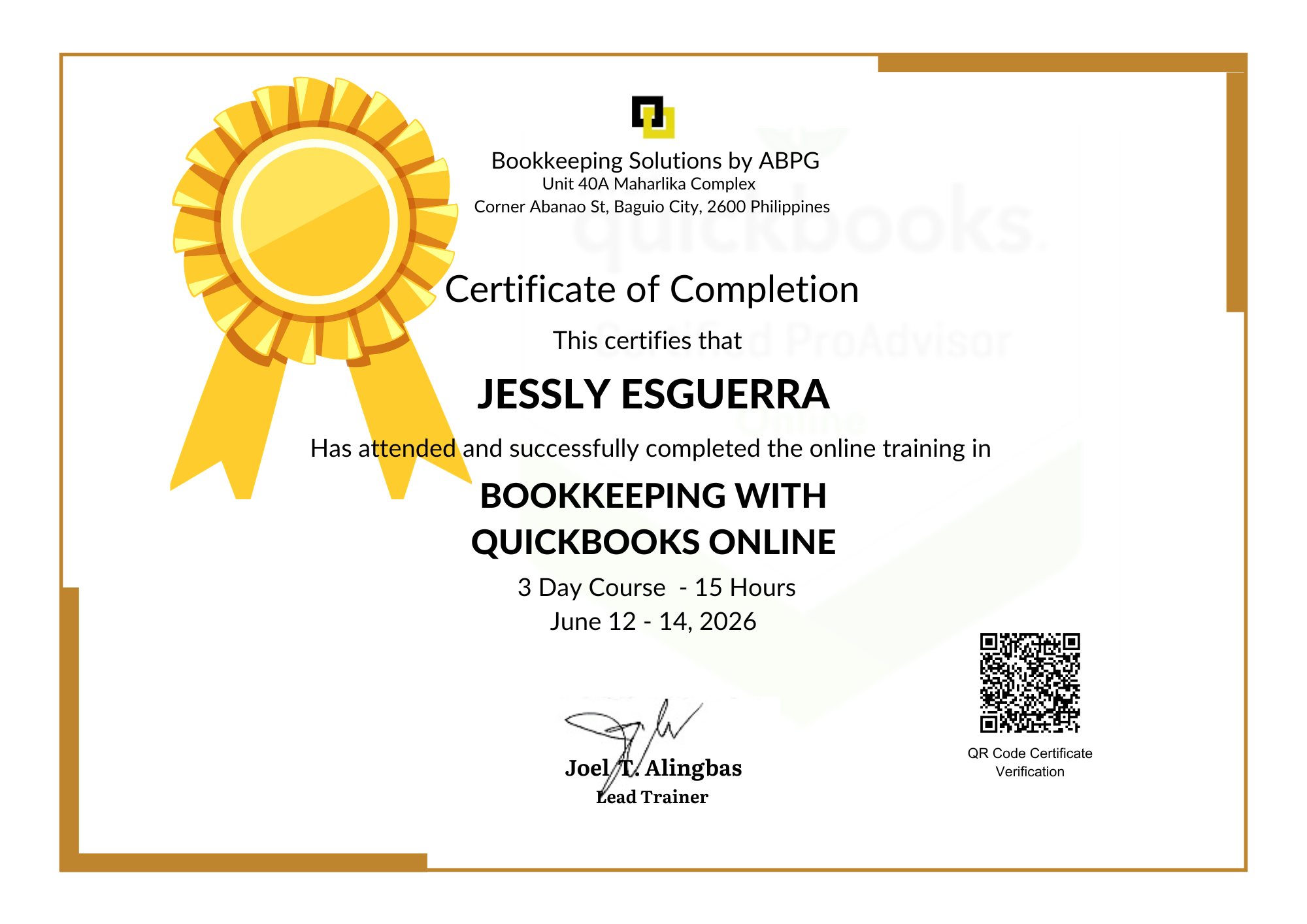 Online Training in Bookkeeping with Quickbooks Online
