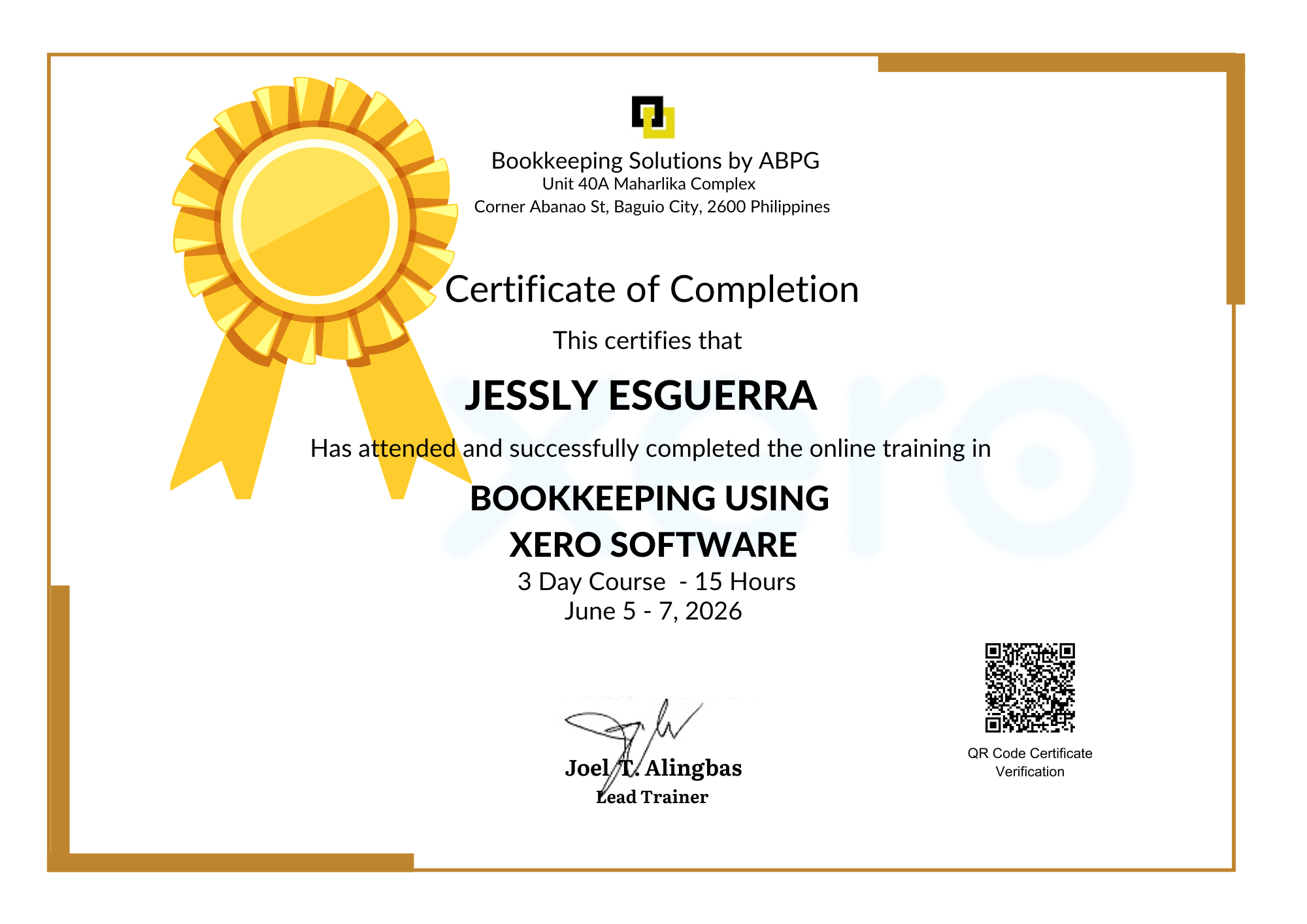 Online Training in Bookkeeping using XERO SOFTWARE