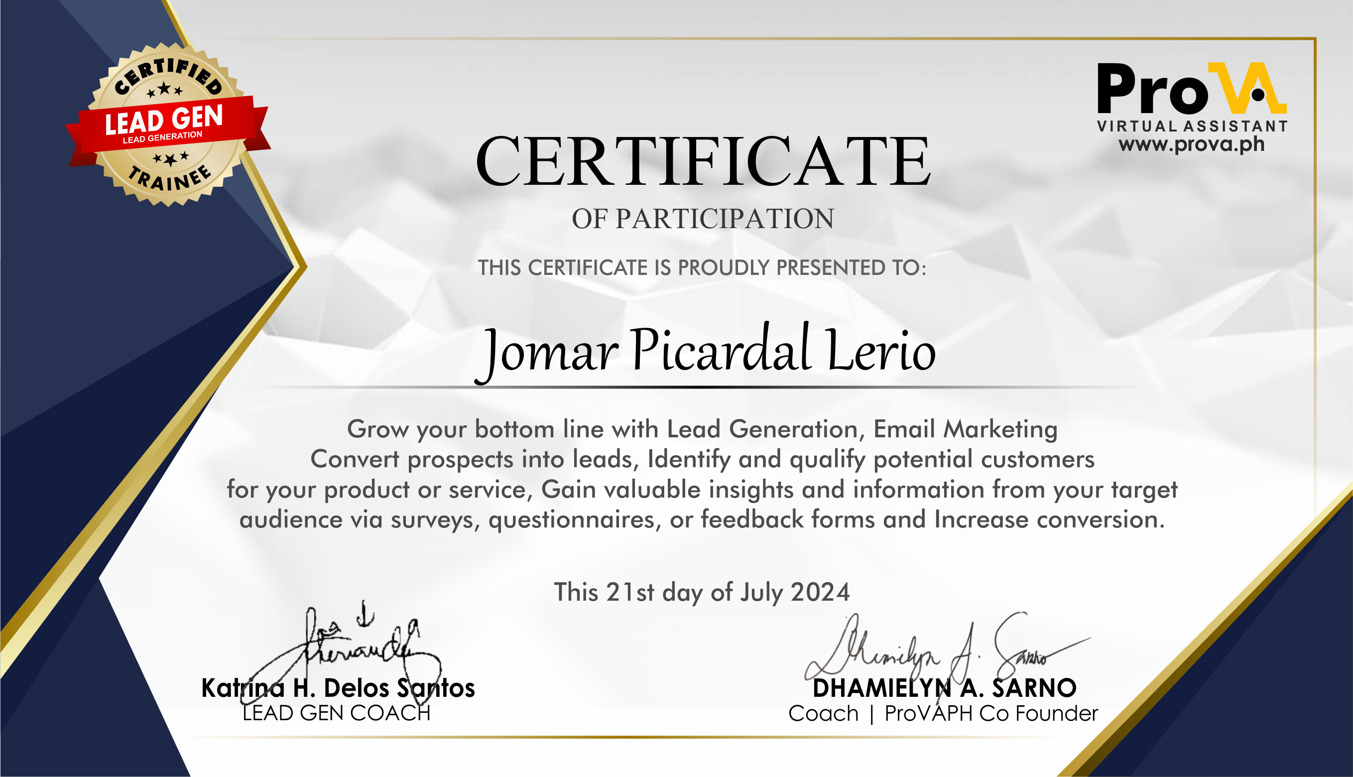 LEAD GENERATION SPECIALIST