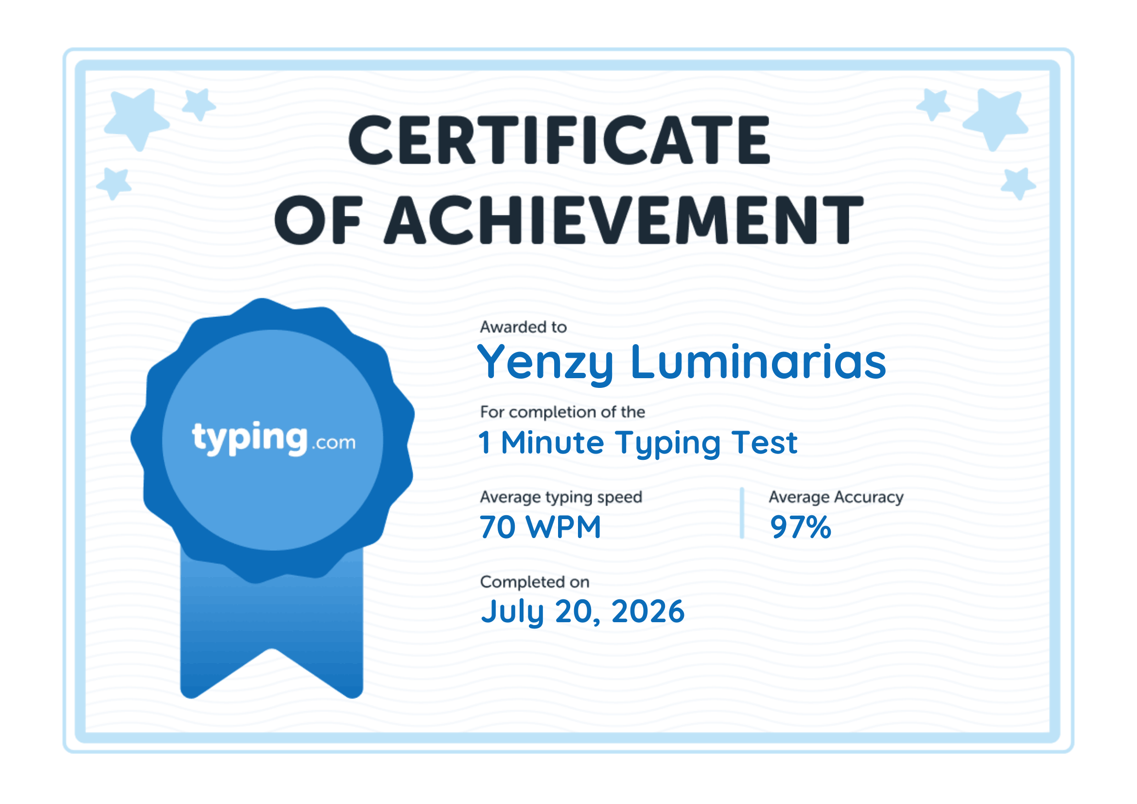 TYPING TEST